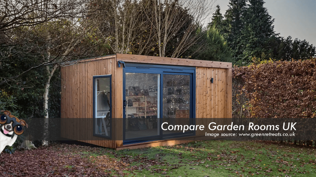 oak garden room with dark grey roof , windows and bi folding doors