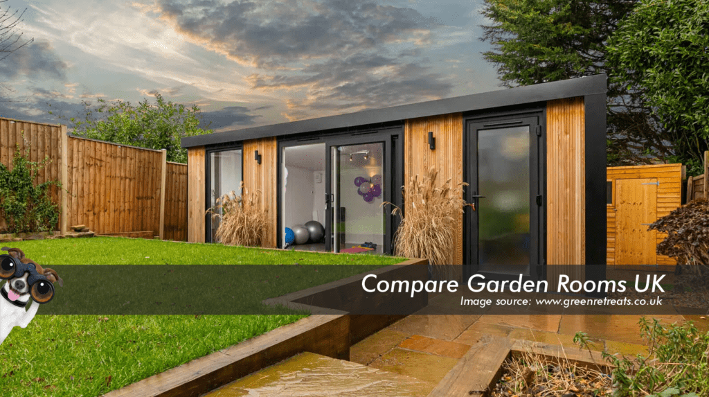 oak garden room with dark grey roof , windows and bi folding doors