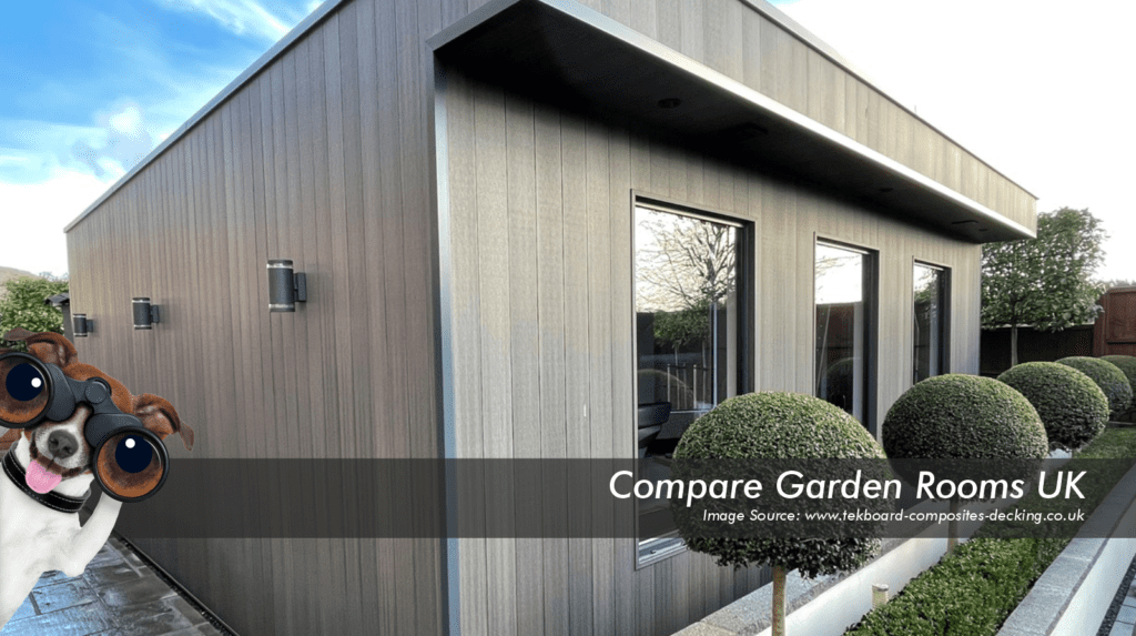 dark oak garden room with black french doors