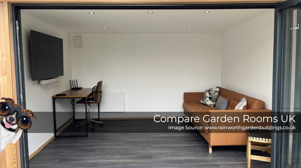interior garden room used as an extra living space