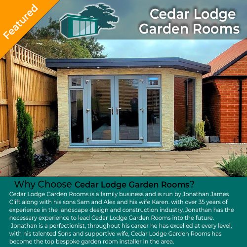 Compare Garden Rooms UK Featured-Ads-Cedar-Lodge Garden Rooms