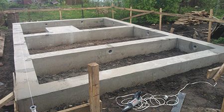 strip foundation for garden room